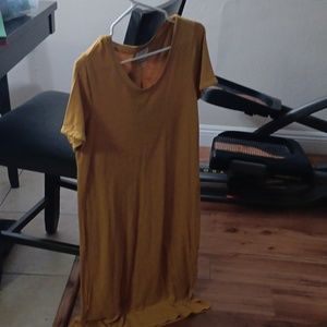 Mustard yellow dress